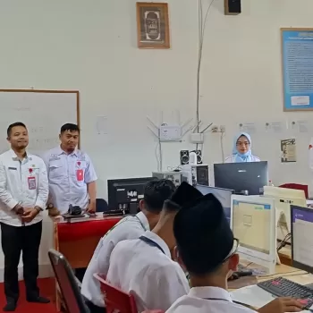 Monev Hari Pertama TKA, Tim Kemenag Agam Pastikan Pelaksanaa