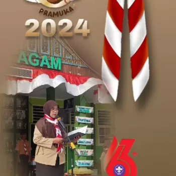 MTsN 1 Agam Gelar Upacara Peringatan Hari Pramuka Republik I