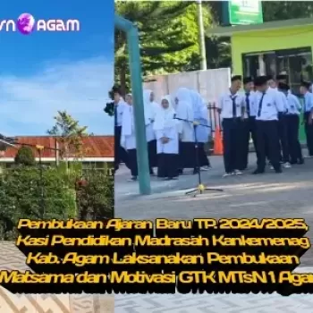 Pembukaan Ajaran Baru TP. 2024/2025, Kasi Pendidikan Madrasa