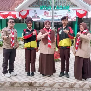 Kepala MTsN 1 Agam Lepas Kontingen Jambore Nasional XII 2026