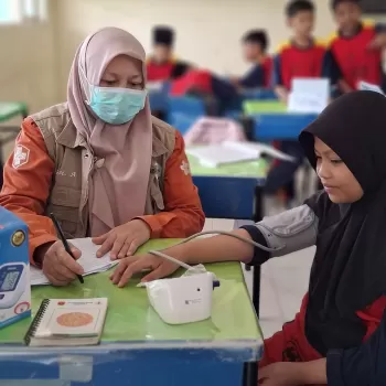 Skrining Kesehatan dan Cek Kebugaran Siswa Kelas VII MTsN 1 