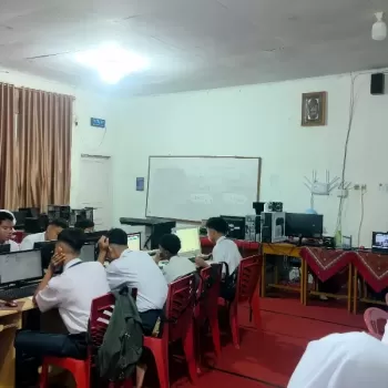 Hari Pertama TKA MTsN 1 Agam Berjalan Lancar, Siswa Tampil P