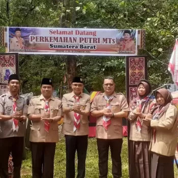Pramuka MTsN 1 Agam Terpilih Sebagai Salah Satu Bindamping d
