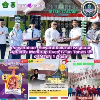 Penyerahan  Reward Seluruh Kegiatan Agustus Menutup Event 17